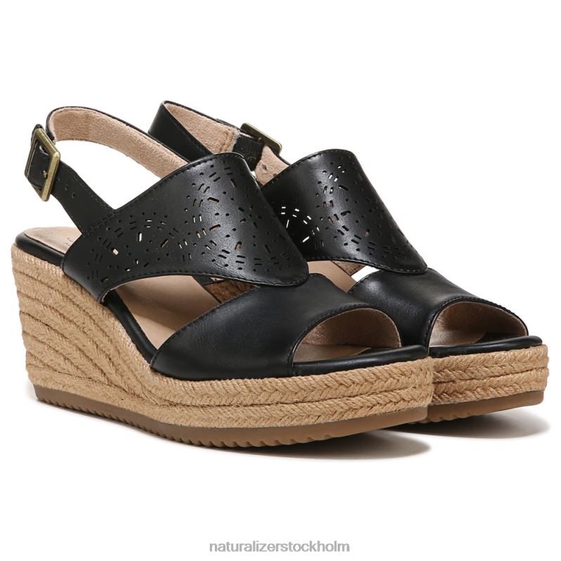 soul ocean espadrille sandal svart syntet 444DB578 sandaler | Naturalizer kvinnor