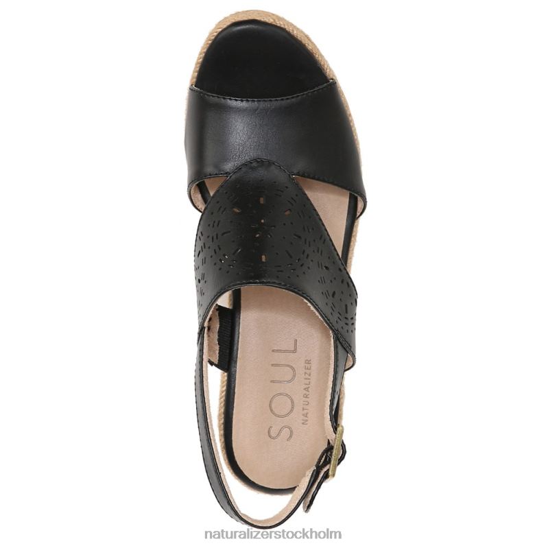 soul ocean espadrille sandal svart syntet 444DB578 sandaler | Naturalizer kvinnor