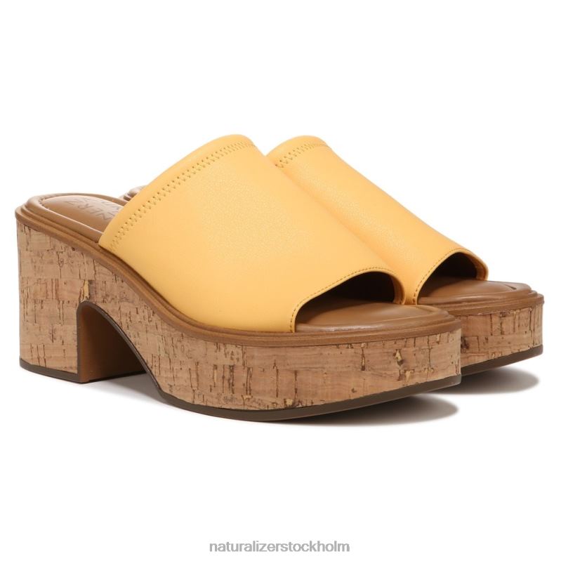 Cassie slide sandal gul syntet 444DB620 sandaler | Naturalizer kvinnor
