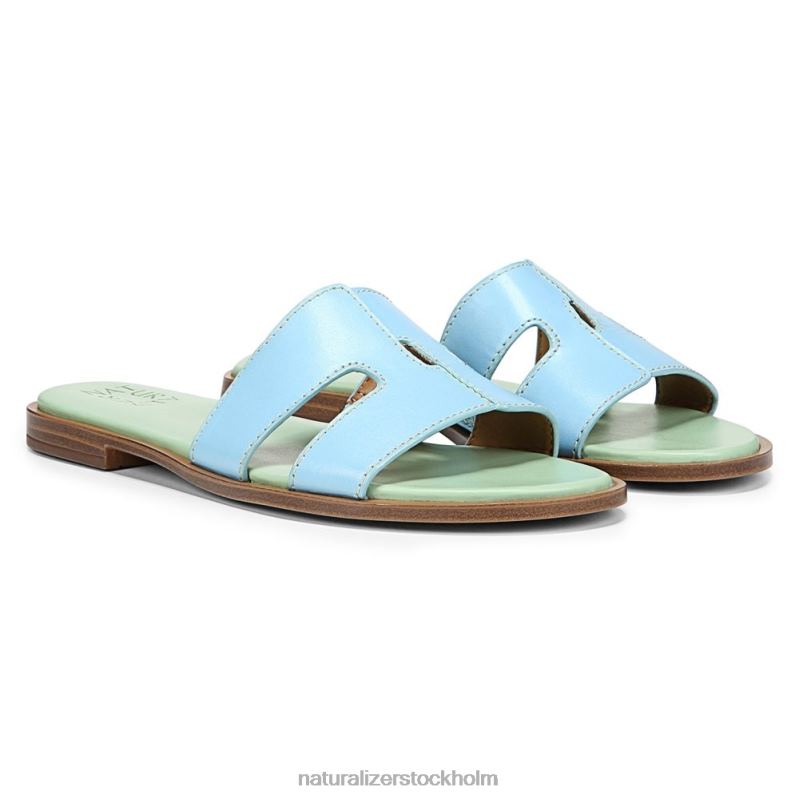 fame sandal blått läder 444DB292 sandaler | Naturalizer kvinnor