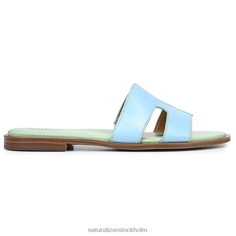 fame sandal blått läder 444DB292 sandaler | Naturalizer kvinnor