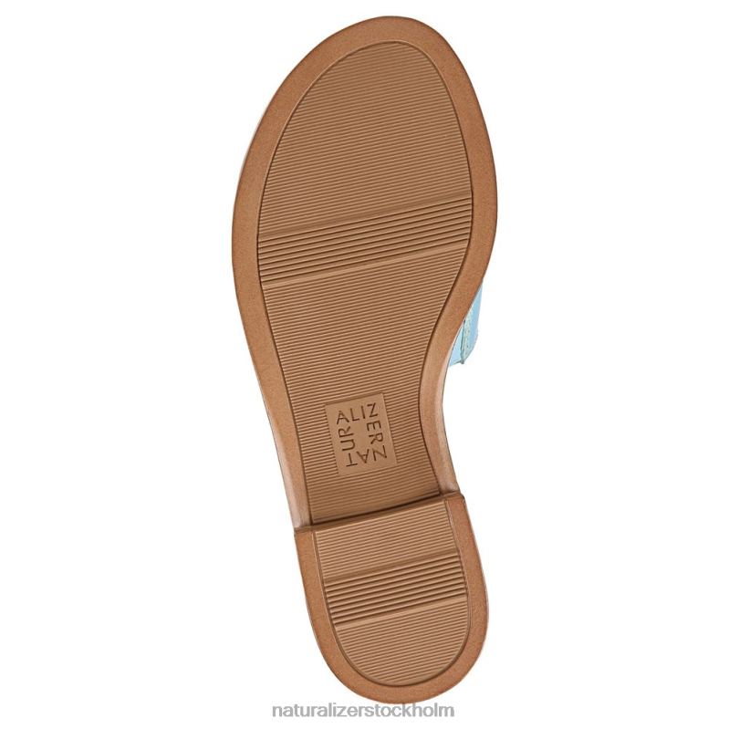 fame sandal blått läder 444DB292 sandaler | Naturalizer kvinnor