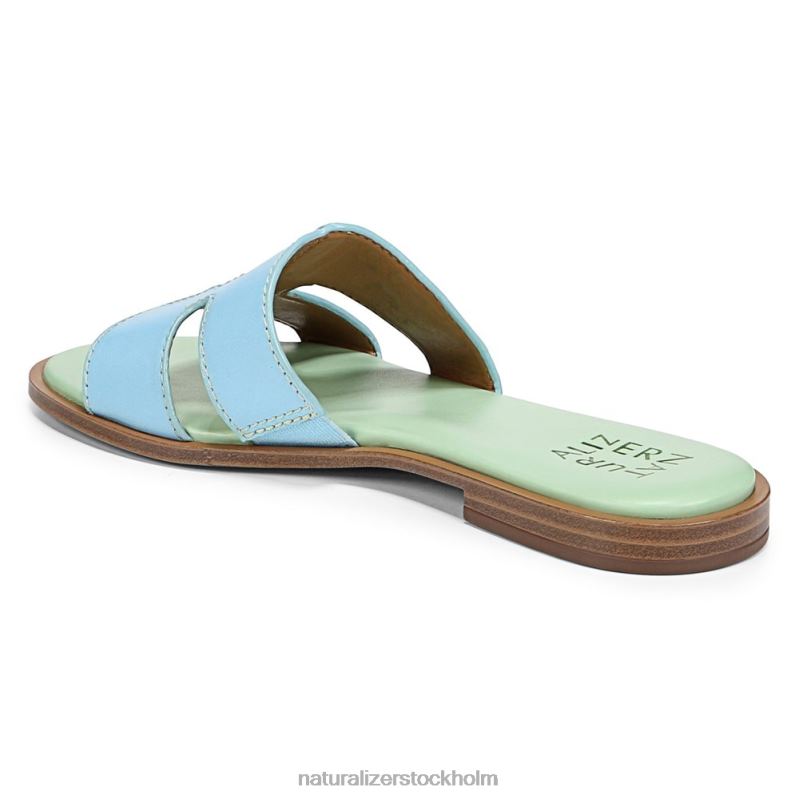 fame sandal blått läder 444DB292 sandaler | Naturalizer kvinnor