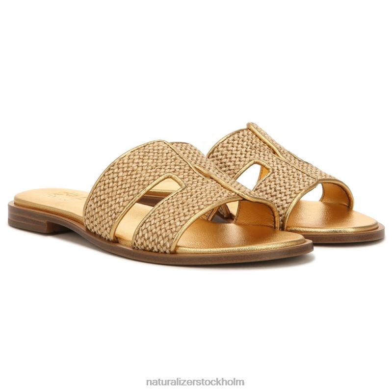 fame sandal raffia läder 444DB291 sandaler | Naturalizer kvinnor