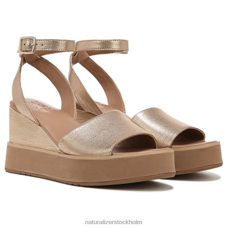 brynn kil sandal mjukt guldläder 444DB363 sandaler | Naturalizer kvinnor
