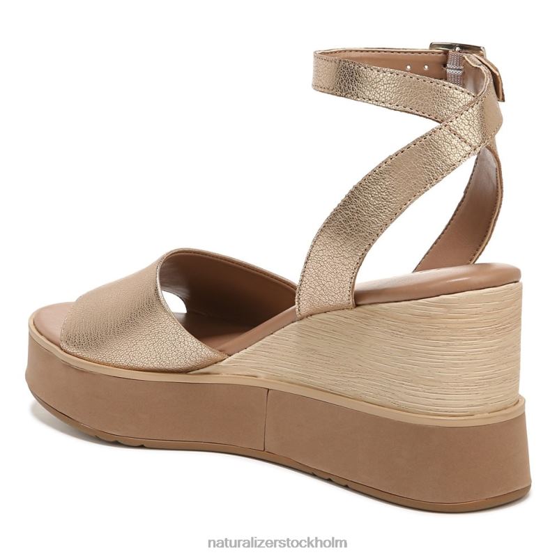 brynn kil sandal mjukt guldläder 444DB363 sandaler | Naturalizer kvinnor