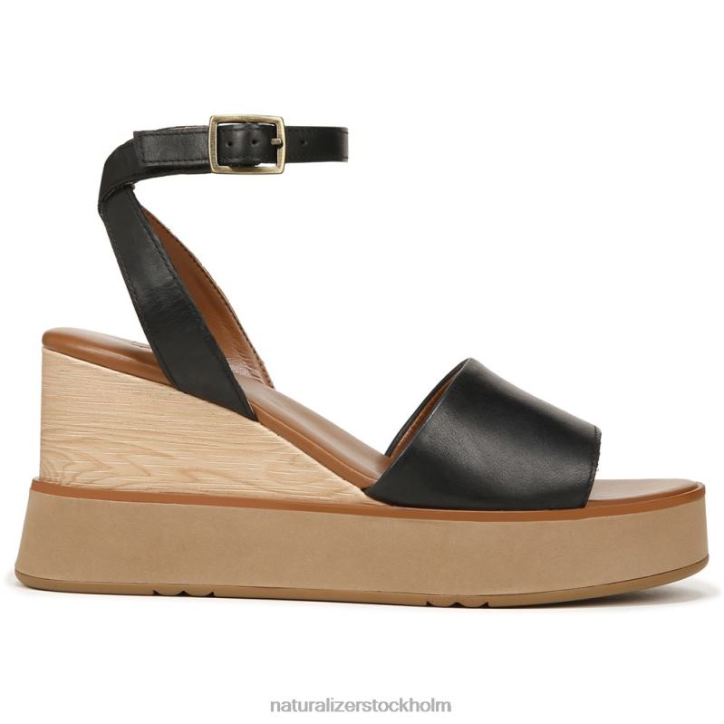 brynn kil sandal svart läder 444DB362 sandaler | Naturalizer kvinnor