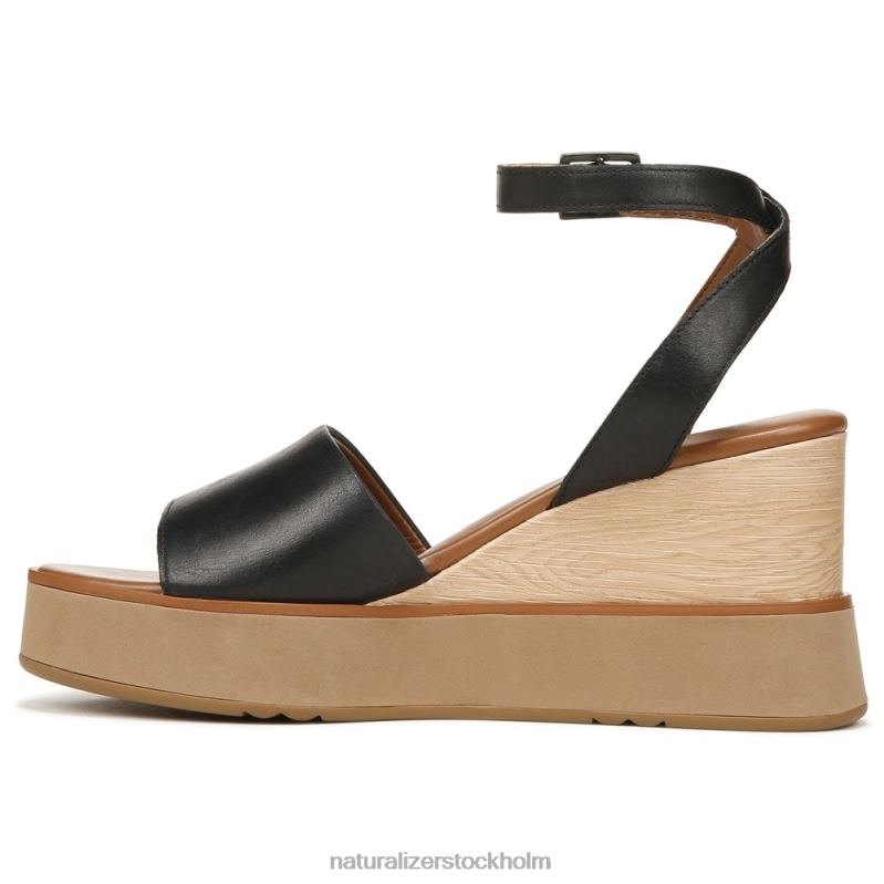 brynn kil sandal svart läder 444DB362 sandaler | Naturalizer kvinnor