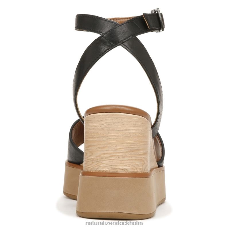 brynn kil sandal svart läder 444DB362 sandaler | Naturalizer kvinnor