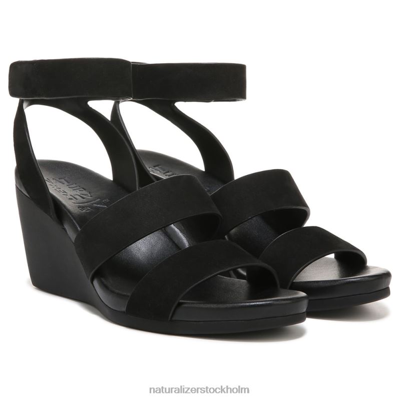 gen n ignite wedge sandal svart syntet 444DB149 sandaler | Naturalizer kvinnor