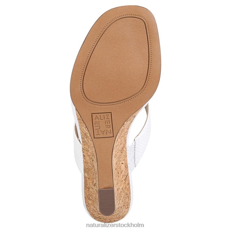 lenna wedge sandal vit orm konstgjord 444DB608 sandaler | Naturalizer kvinnor