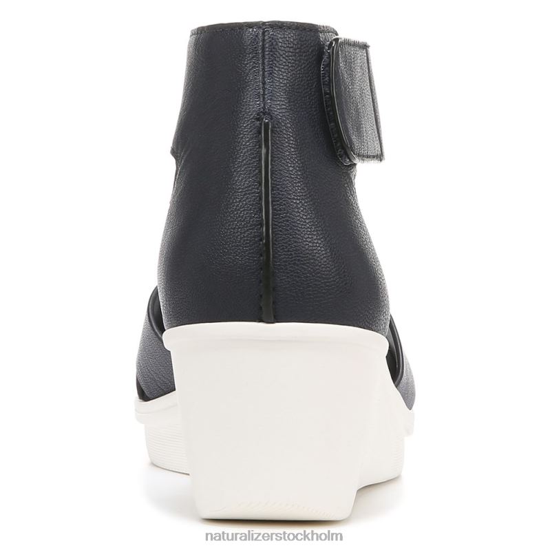 riviera kil sandal marinblått läder 444DB158 sandaler | Naturalizer kvinnor