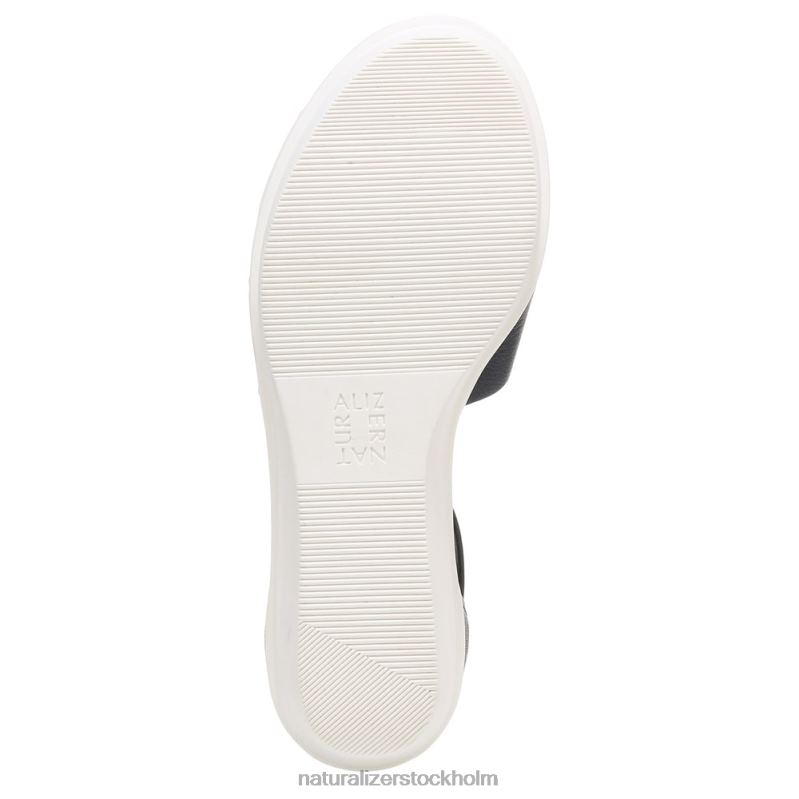 riviera kil sandal marinblått läder 444DB158 sandaler | Naturalizer kvinnor