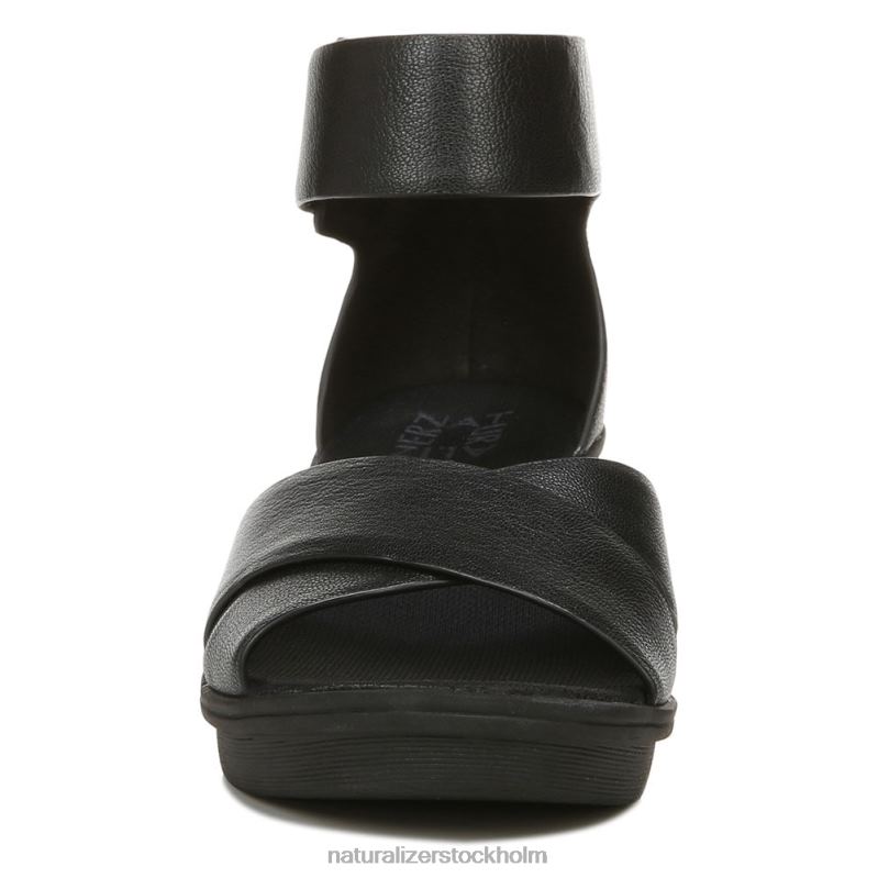 riviera kil sandal svart läder 444DB155 sandaler | Naturalizer kvinnor