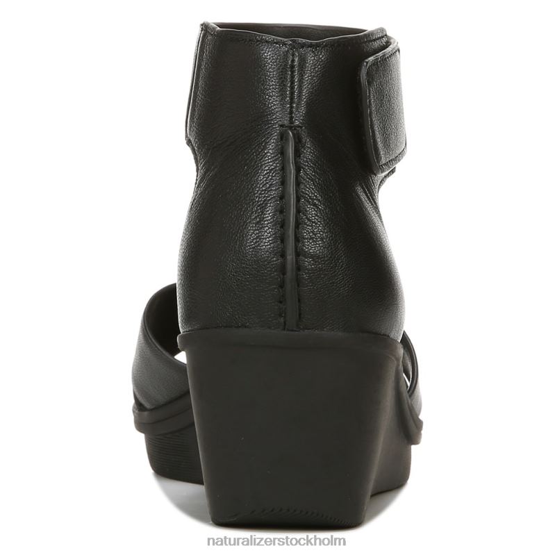 riviera kil sandal svart läder 444DB155 sandaler | Naturalizer kvinnor