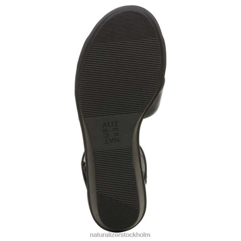 riviera kil sandal svart läder 444DB155 sandaler | Naturalizer kvinnor