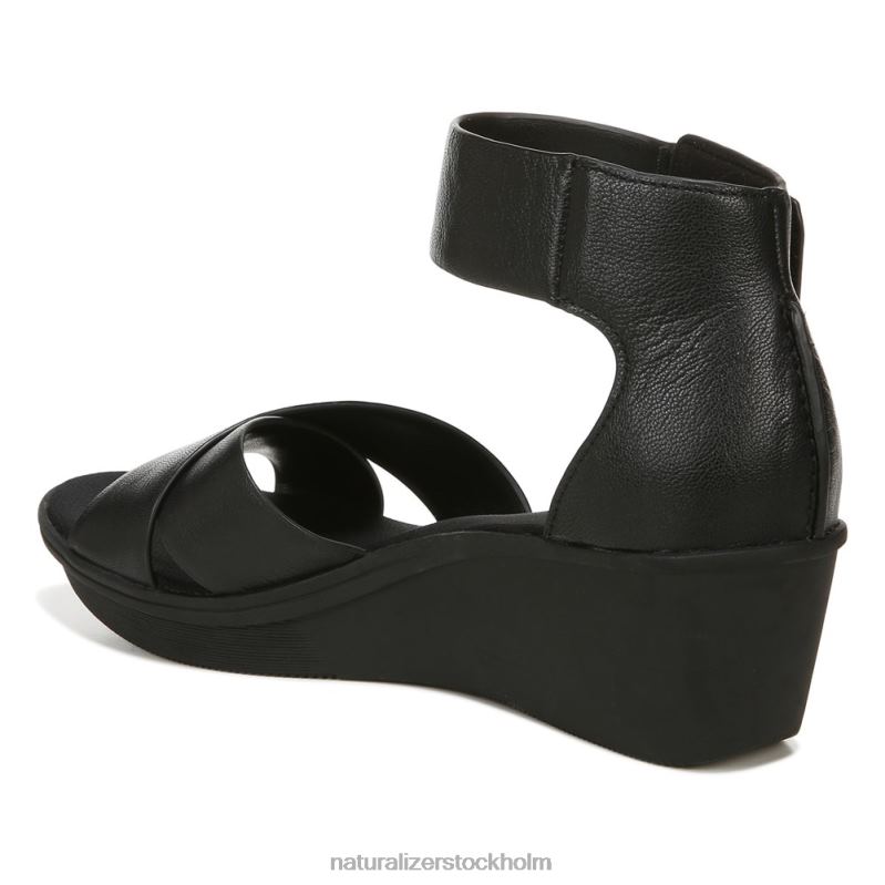 riviera kil sandal svart läder 444DB155 sandaler | Naturalizer kvinnor