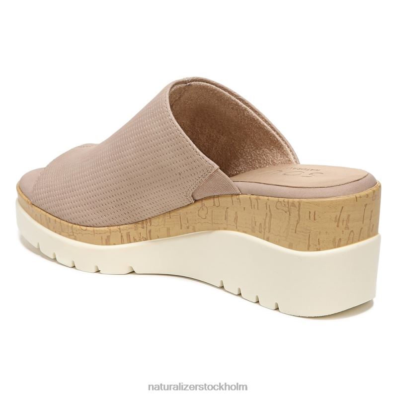 soul goodtimes mule wedge sandal lätt taupe syntet 444DB545 sandaler | Naturalizer kvinnor