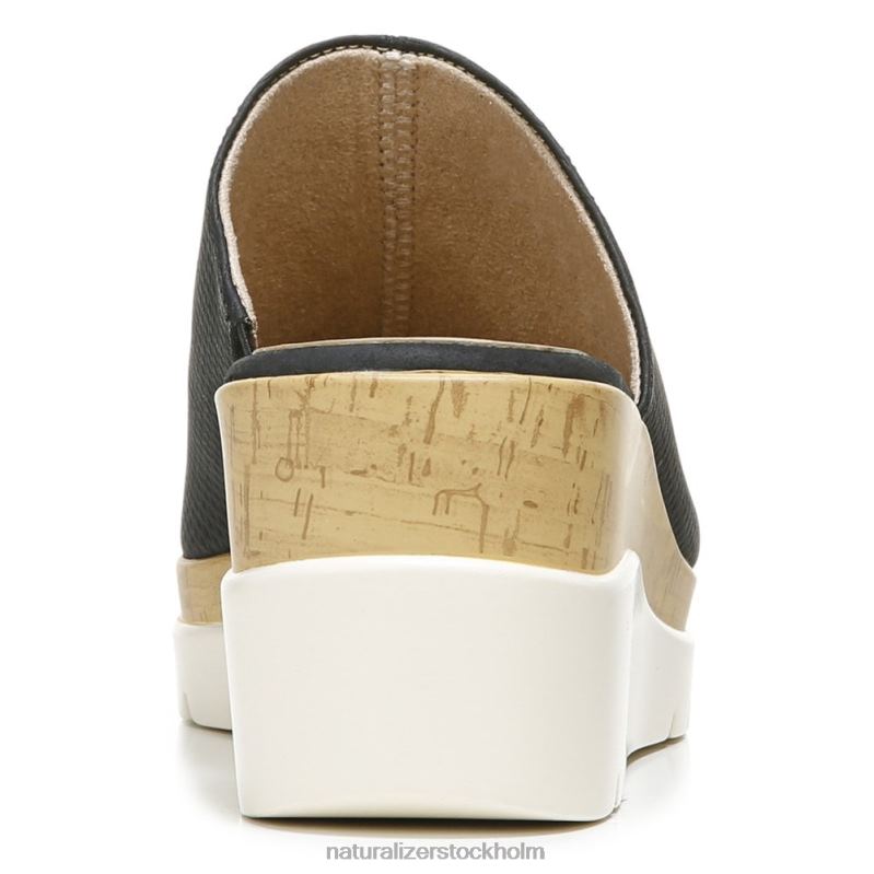 soul goodtimes mule wedge sandal svart konstgjord 444DB544 sandaler | Naturalizer kvinnor