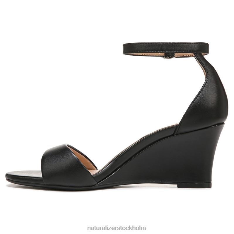 vera kil sandal svart läder 444DB121 sandaler | Naturalizer kvinnor