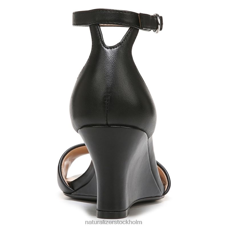 vera kil sandal svart läder 444DB121 sandaler | Naturalizer kvinnor
