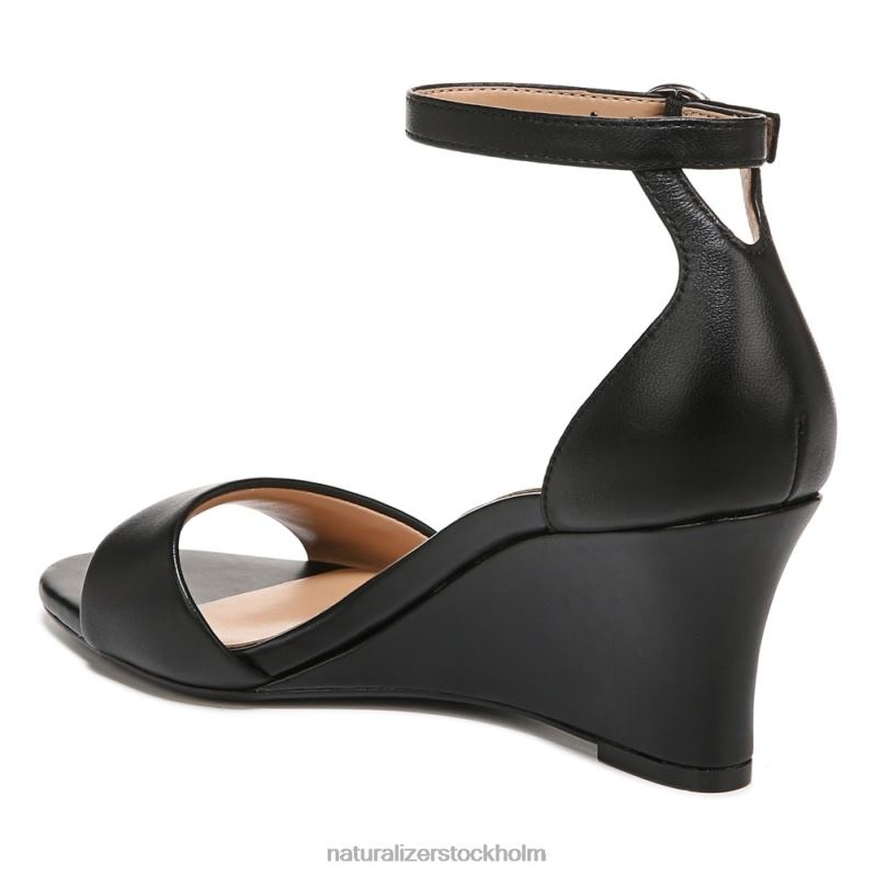 vera kil sandal svart läder 444DB121 sandaler | Naturalizer kvinnor