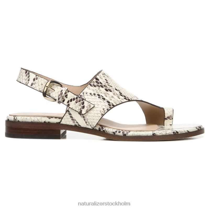 27 edit eris sandal elfenben kobra läder 444DB611 sandaler | Naturalizer kvinnor