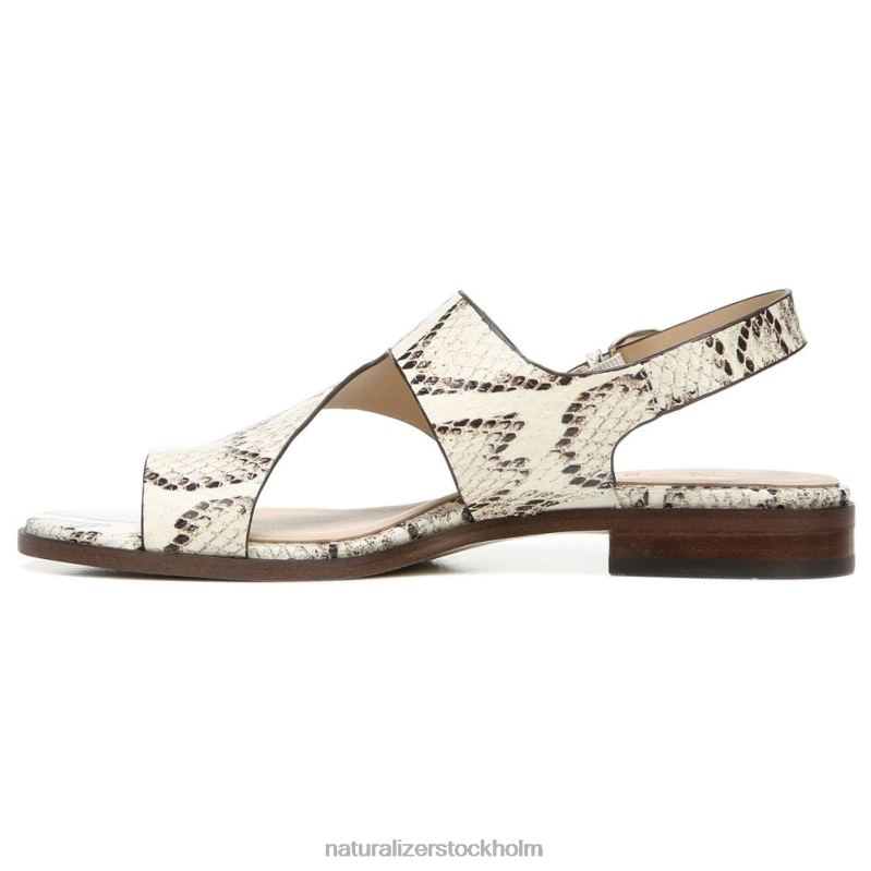 27 edit eris sandal elfenben kobra läder 444DB611 sandaler | Naturalizer kvinnor