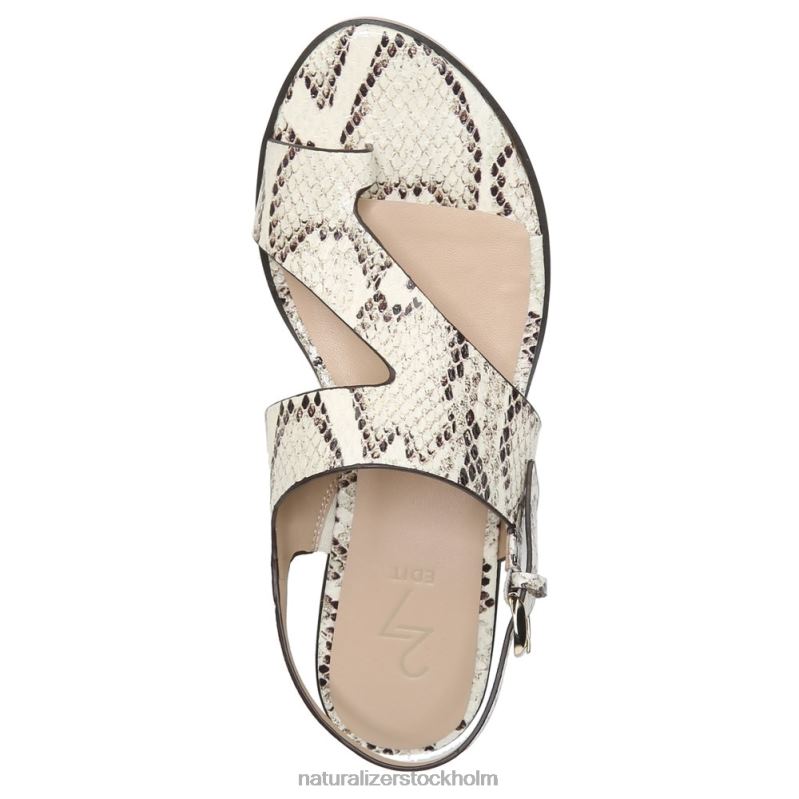 27 edit eris sandal elfenben kobra läder 444DB611 sandaler | Naturalizer kvinnor