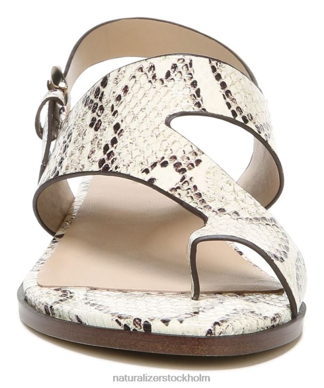 27 edit eris sandal elfenben kobra läder 444DB611 sandaler | Naturalizer kvinnor