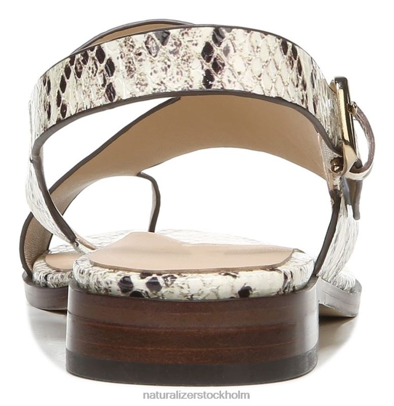 27 edit eris sandal elfenben kobra läder 444DB611 sandaler | Naturalizer kvinnor