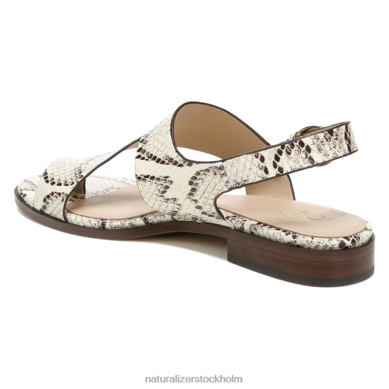 27 edit eris sandal elfenben kobra läder 444DB611 sandaler | Naturalizer kvinnor