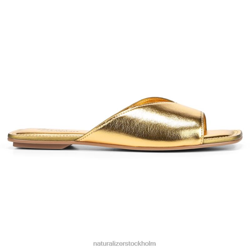 27 edit zelda slide sandal syntet i djupt guld 444DB690 sandaler | Naturalizer kvinnor