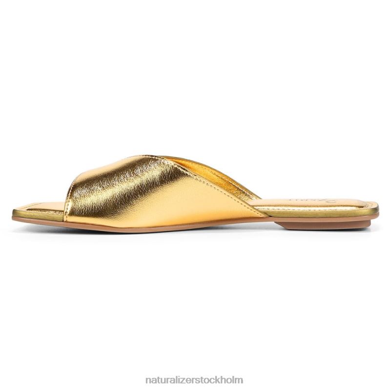 27 edit zelda slide sandal syntet i djupt guld 444DB690 sandaler | Naturalizer kvinnor