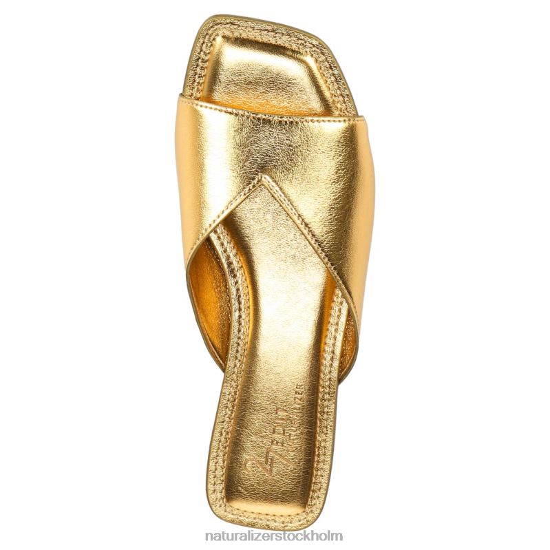 27 edit zelda slide sandal syntet i djupt guld 444DB690 sandaler | Naturalizer kvinnor