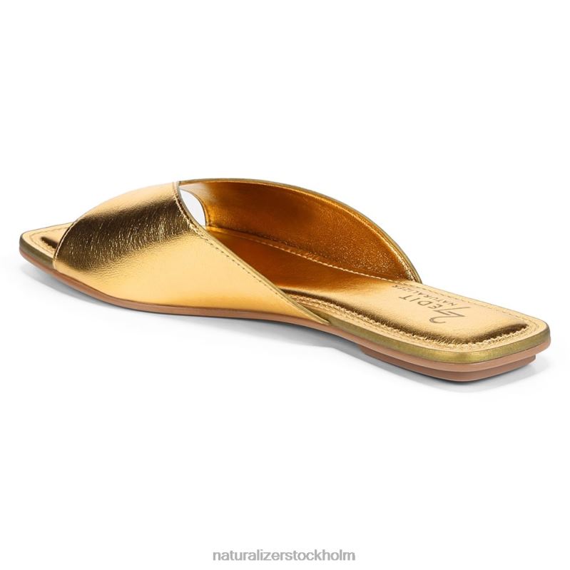 27 edit zelda slide sandal syntet i djupt guld 444DB690 sandaler | Naturalizer kvinnor