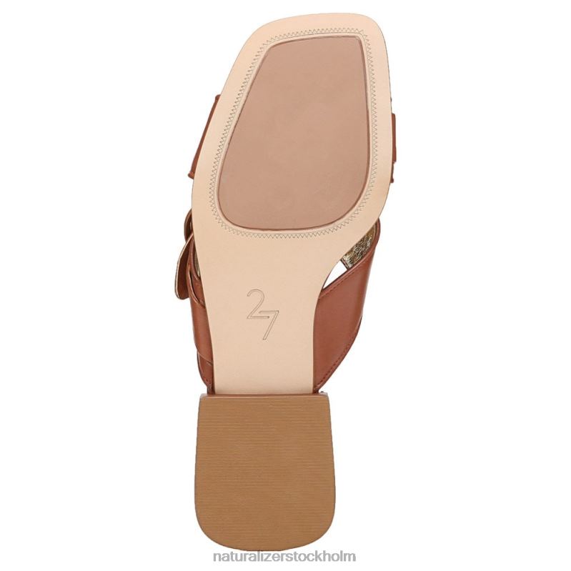27 redigera naia slide sandal engelskt tebrunt läder 444DB229 sandaler | Naturalizer kvinnor