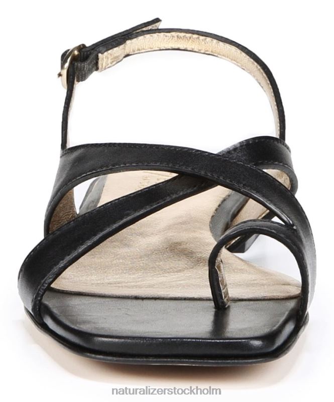27 redigera nikki sandal svart läder 444DB238 sandaler | Naturalizer kvinnor