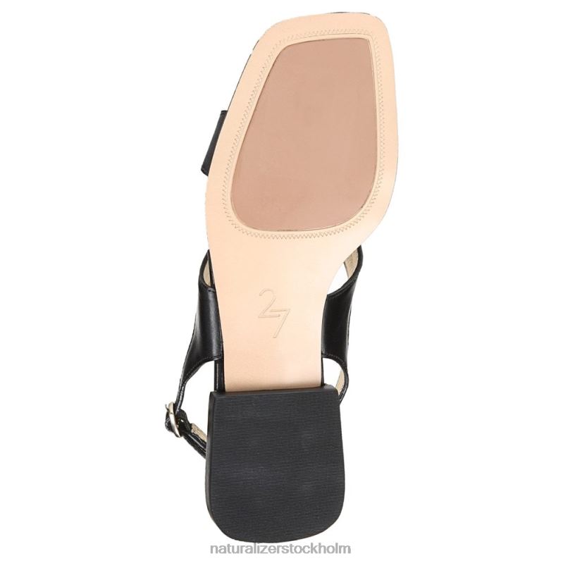27 redigera nikki sandal svart läder 444DB238 sandaler | Naturalizer kvinnor