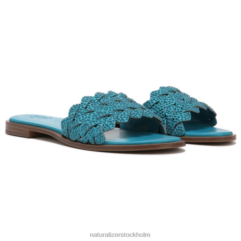 fernanda sandal blått tyg 444DB345 sandaler | Naturalizer kvinnor