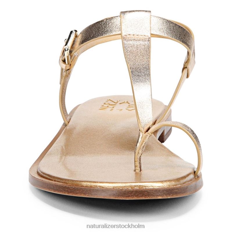fifi sandal mörkt guld läder 444DB357 sandaler | Naturalizer kvinnor
