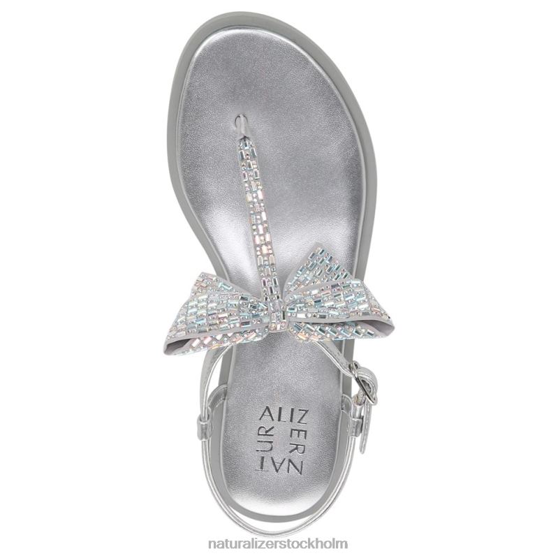 florita klänning sandal silvertyg 444DB662 sandaler | Naturalizer kvinnor