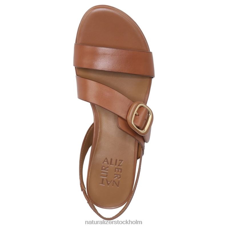 meesha sandal engelskt tebrunt läder 444DB245 sandaler | Naturalizer kvinnor