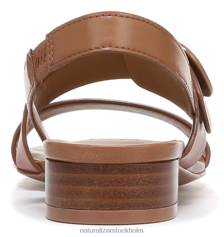 meesha sandal engelskt tebrunt läder 444DB245 sandaler | Naturalizer kvinnor