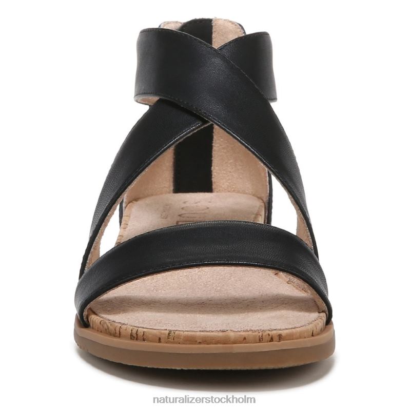 soul cindi sandal svart läder 444DB610 sandaler | Naturalizer kvinnor