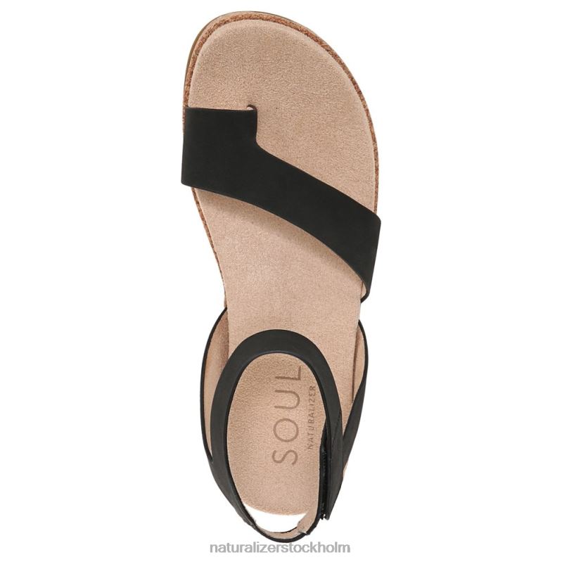 soul divina sandal svart syntetisk nubuck 444DB521 sandaler | Naturalizer kvinnor