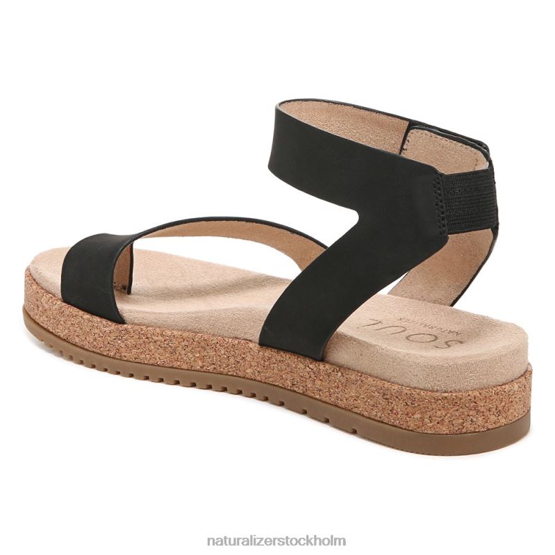soul divina sandal svart syntetisk nubuck 444DB521 sandaler | Naturalizer kvinnor