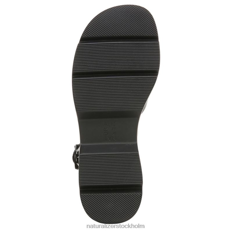 darry sandal svart läder 444DB32 sandaler | Naturalizer kvinnor