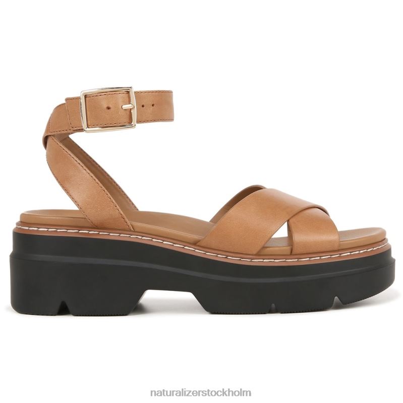 darry sandal toffee brunt läder 444DB34 sandaler | Naturalizer kvinnor