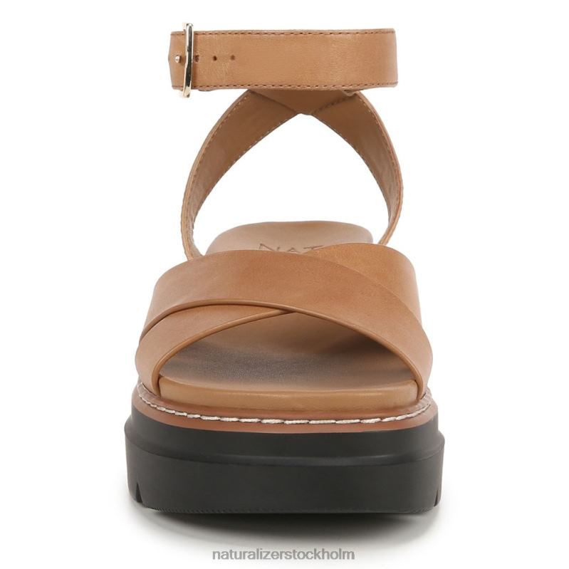 darry sandal toffee brunt läder 444DB34 sandaler | Naturalizer kvinnor